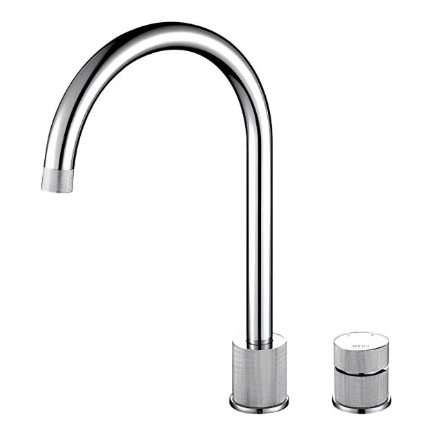 1810 Finire Knurled Two Hole Tap - FIN/01/CH - Chrome